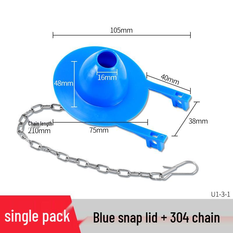 Classic Toilet Tank Lid Seat Water Stopper Rubber Plug Drain Valve Seal Ring Universal Accessory