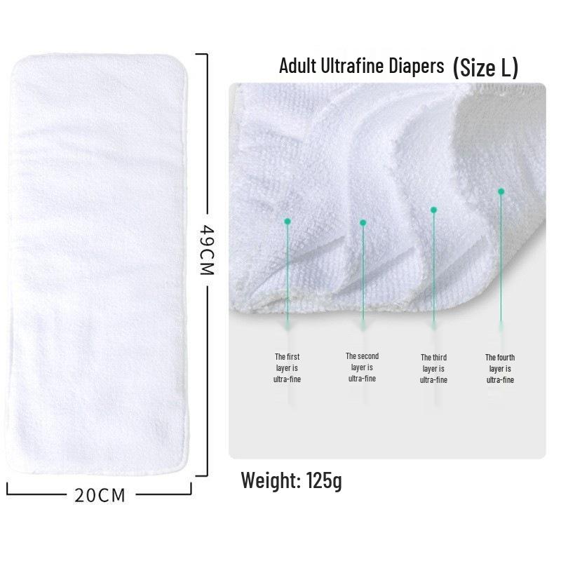 Washable Reusable Leak-Proof Adult Diaper Pants with Magic Sticker for Elderly Care