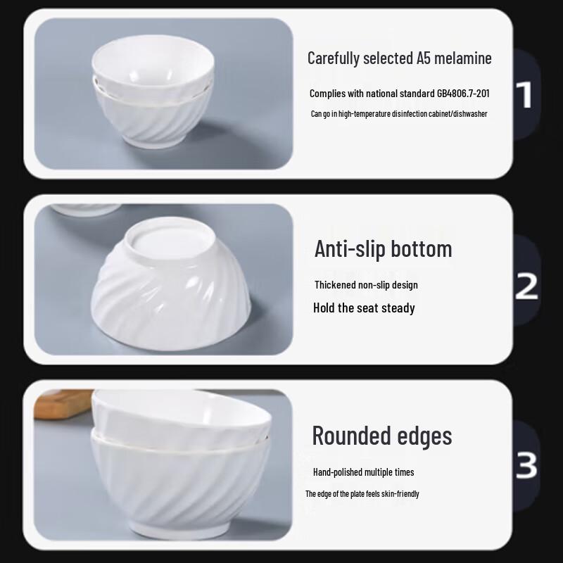 Food-Grade Melamine Dining Bowl
