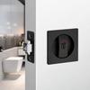 Zinc Alloy Pocket Door Lock Self-Locking Keyless Lock Premium Sliding Privacy Lock  Home