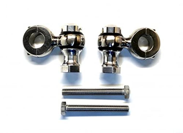 Harley Custom Parts Polierter Lenkererhöhungspfosten Lenkerklemme Typ 2 / Harley-Davidson