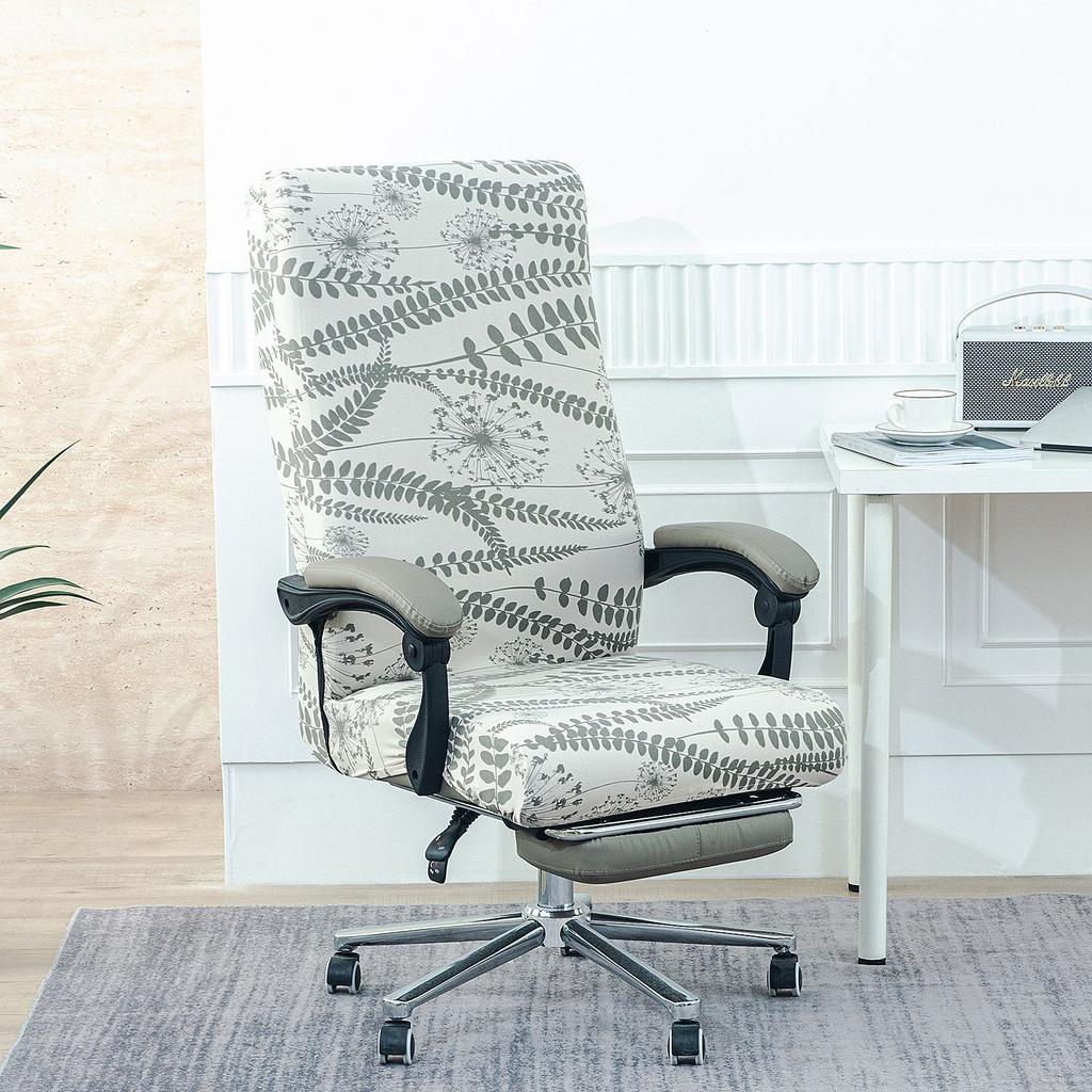 Neue Farbe Büro Reißverschluss Stuhlbezug Drehbar Computer Hotel Stuhlbezug Einteilig Armlehne Elastisch Chefsesselbezug