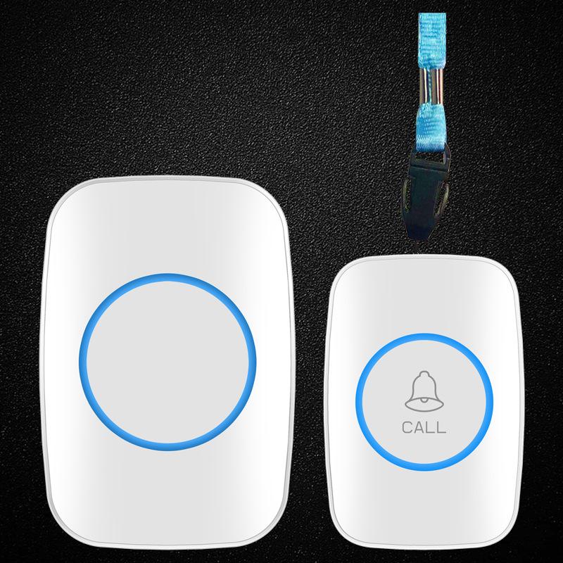 Elderly Emergency SOS Button - Wireless Bedside Alert for Caregivers White CN Plug
