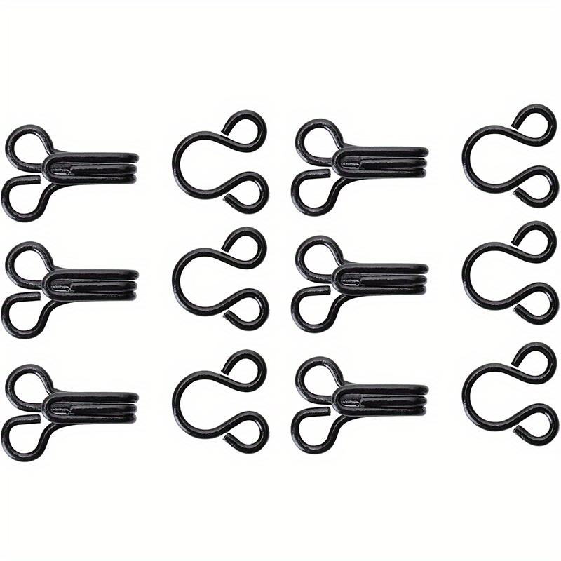 100 Perechi Cârlige și Ochi de Cusut Închizătoare pentru Sutien Îmbrăcăminte Pantaloni Fustă Cusut DIY Artizanat Argintiu