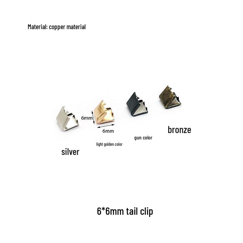 

Металева пряжка-кліпса для ременя з мідними зубцями - Квадратний кінець для шкіряних або тканинних ременів