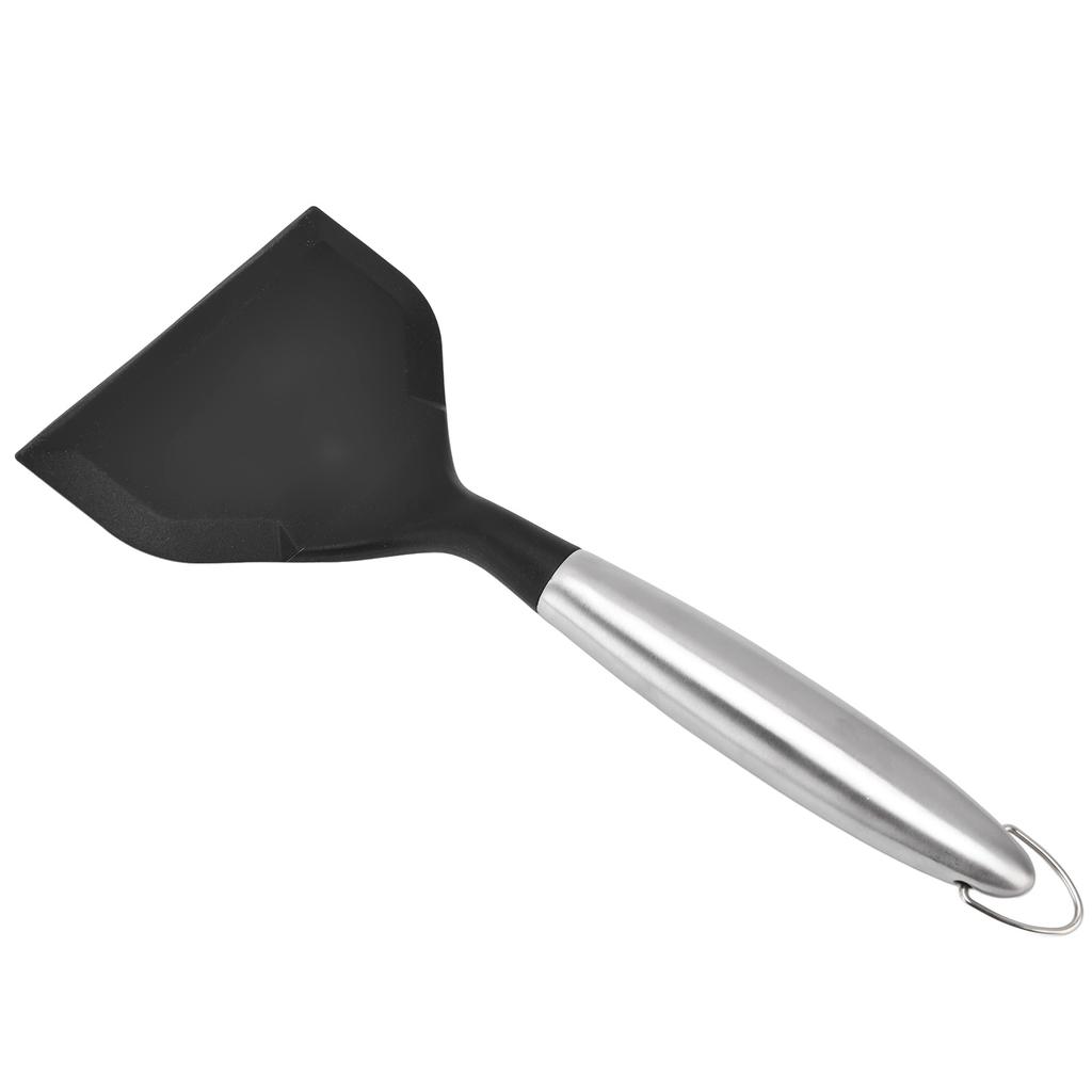 Wide Mouth Spatulas with Stainless Steel Handle Non Stick Pancakes Fried Shovel for Kitchen