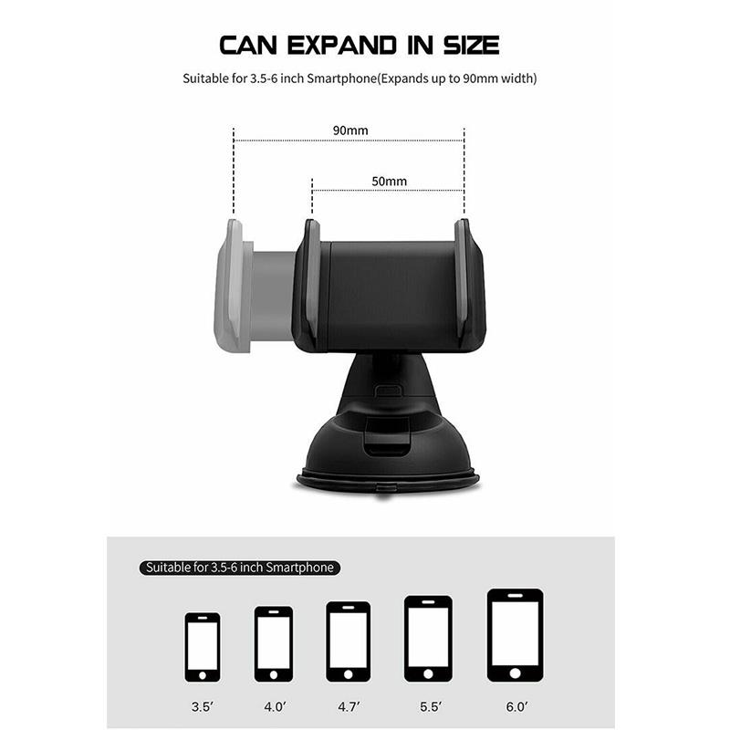 Cheap Gifts Universal Car Phone Kickstand Car Mobile Support Clip Fold