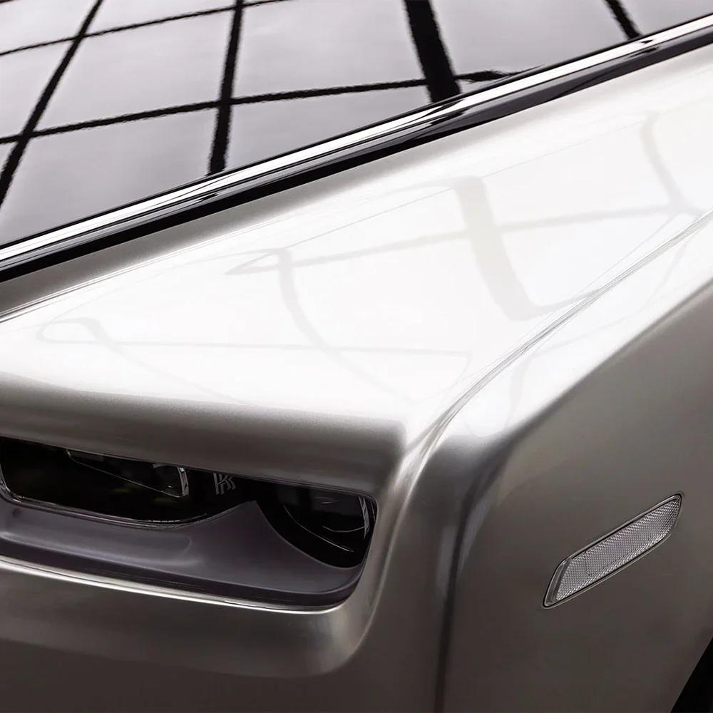 

Light Beige Metallic Car Sticker Color Change Vinyl Film PET Bubble Free Wrapping Car Accessories Auto Self Adhesive Decals 10x152cm
