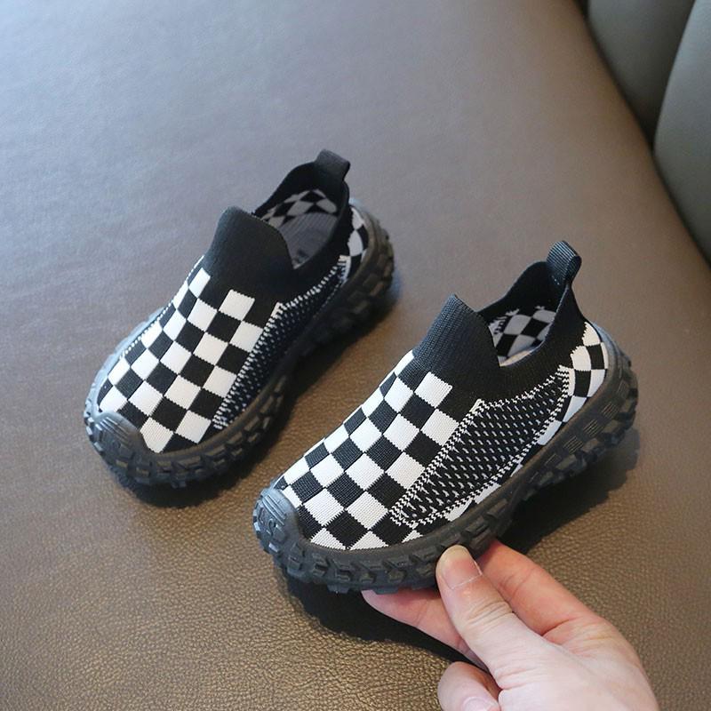 Children's Slip-On Mesh Sneakers for Boys and Girls - 2025 New Indoor Kindergarten Sock Shoes