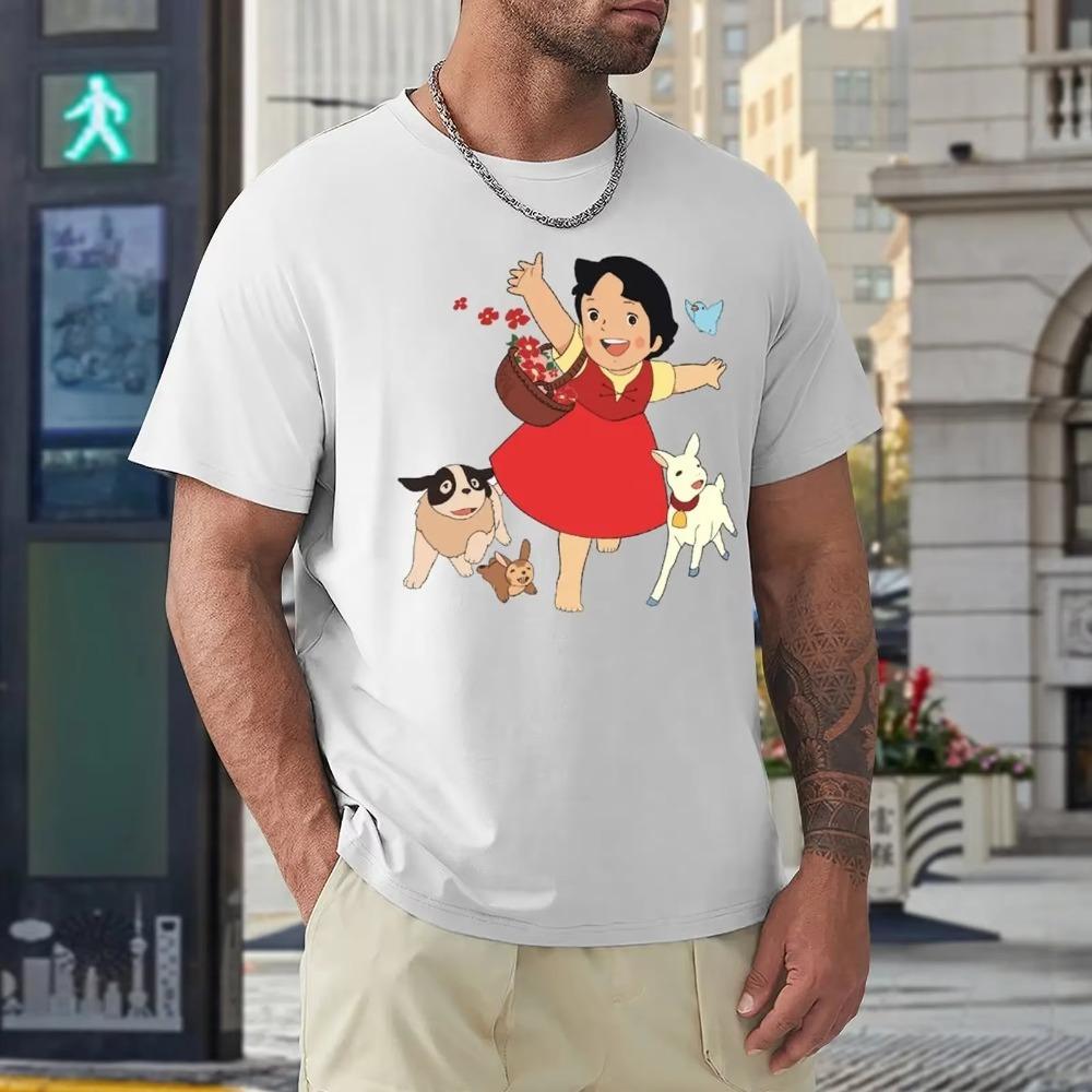 Fresh Heidi The Girl From The Alps For S T-shirt  Sports Tees Premium Casual Home USA Size