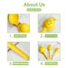 1PC Manual Lemon Clip Creative Kitchen Gadgets Colorful Manual Lemon Juicer Not Easy To Deform Mini Home Portable Lemon Clip