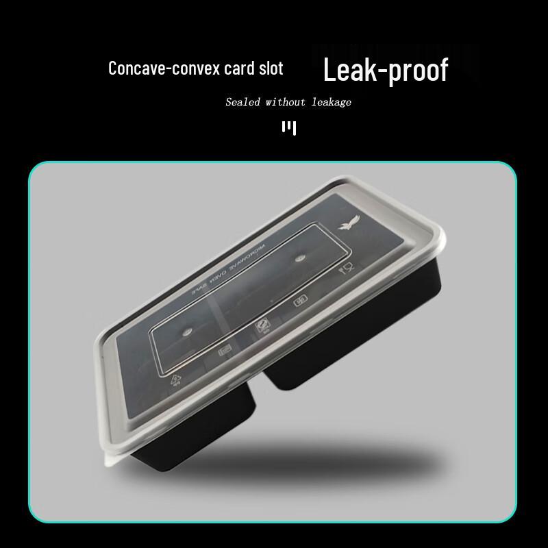 Jinmei Box King 930ml Disposable 2-Compartment Meal Prep Containers with Lids (150 Sets)