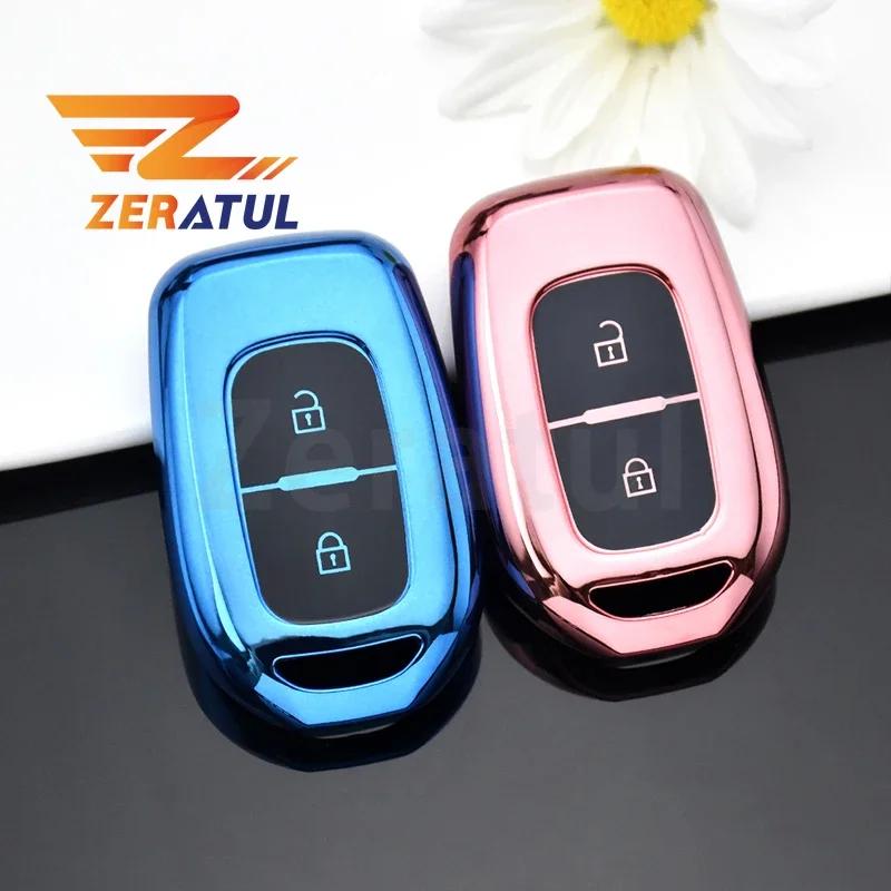 2 Button Tpu Car Remote Key Fob Cover Case For Renault Kwid Traffic Symbol For Dacia Sandero Logan Duster Shell