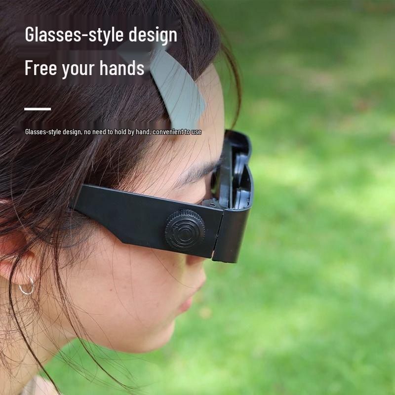 High Magnification Night Vision Fishing Glasses: Head-mounted Myopia Design for Angling.