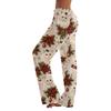 Women's Printed Wide Leg Pants Casual Relaxed Fit for Everyday Wear