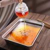 Yipan Japanese Style Stainless Steel Tea Tray