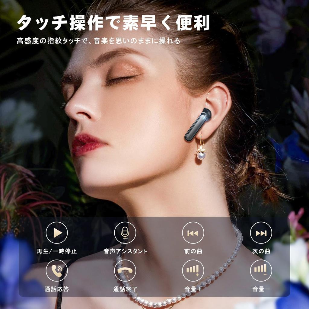 Wireless 2026 Latest Bluetooth 50 Hours LED Digital ENC Noise Cancelling Sports Headphone Headset Black Earphones, 5.3 Hi-Fi Stereo, Playback,