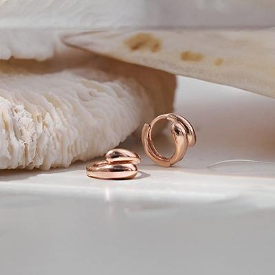 925 Silver Jihwaja One-Touch Ring Earrings W