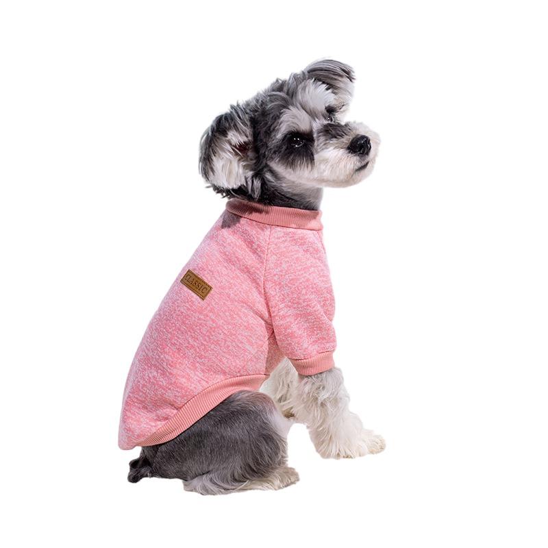 Warm Winter Dog Clothes For Small Dog French Bulldog Sweatshirt Puppy Cat Vest Pug Coat Classic Pet Pullover Clothing