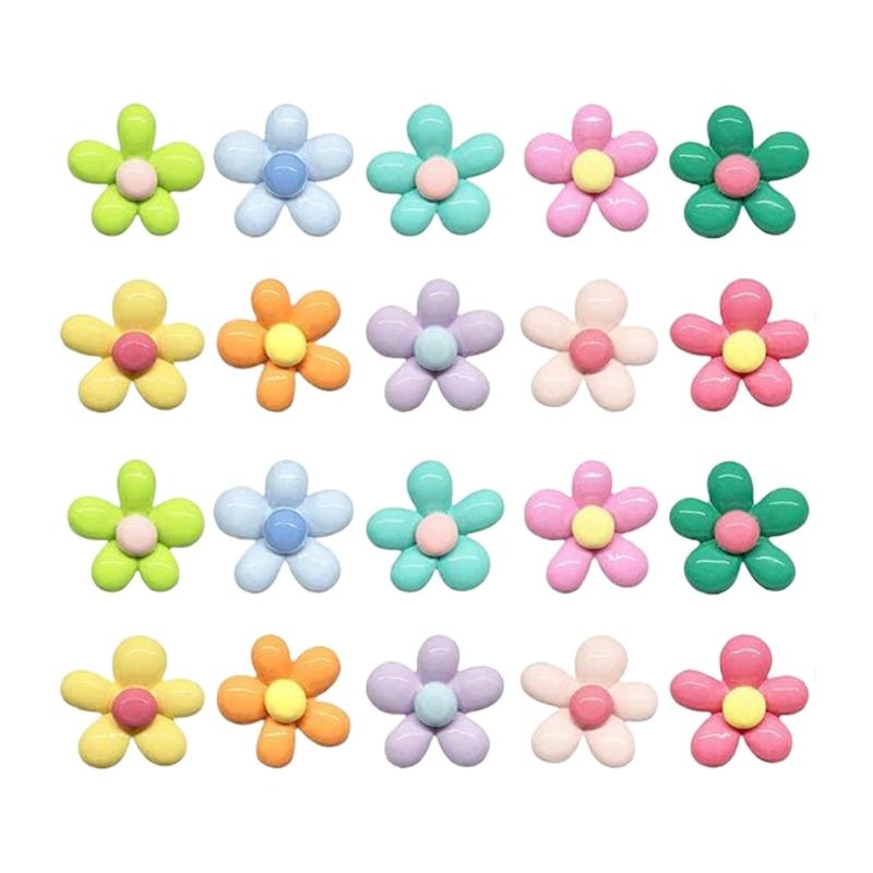 

Pack of Plant Theme Thumbtacks Safe Design Push Pins Set with Storage Box for Wall Decorations School and Office Use