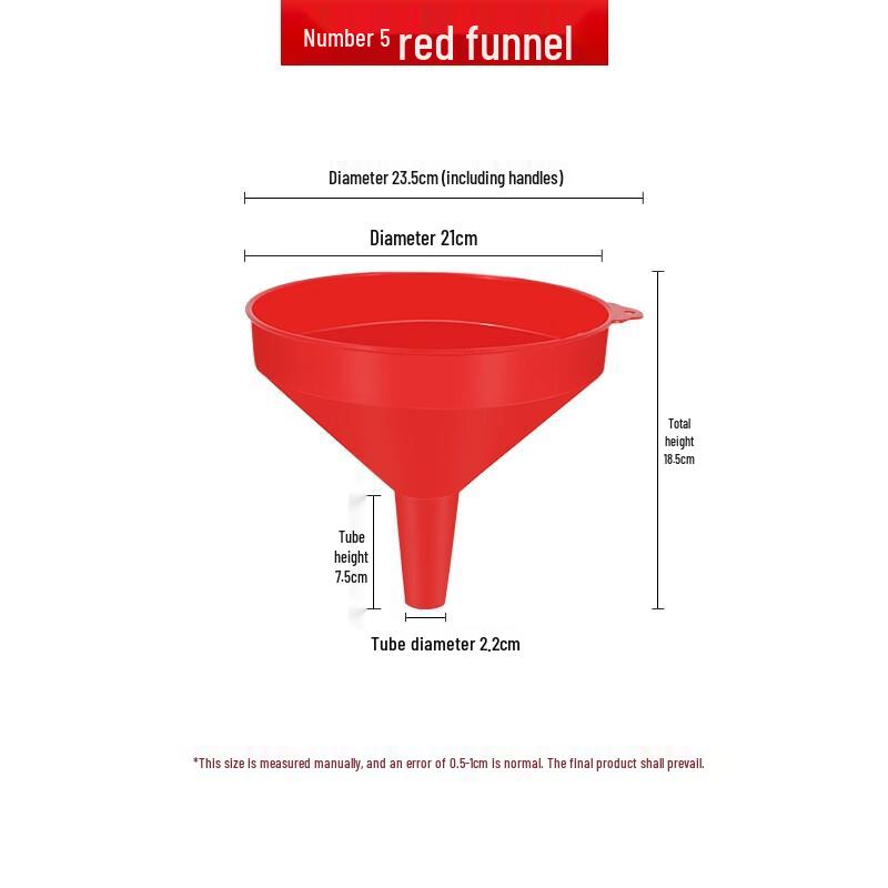 Thickened Industrial Plastic Funnel Set