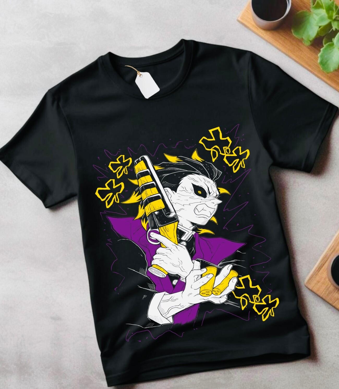 

Genya Shinazugawa T-Shirt Mens Womens Tees Top Kimetsu No Yaiba Demon Slayer Tanjiro Tee All Size 3XL