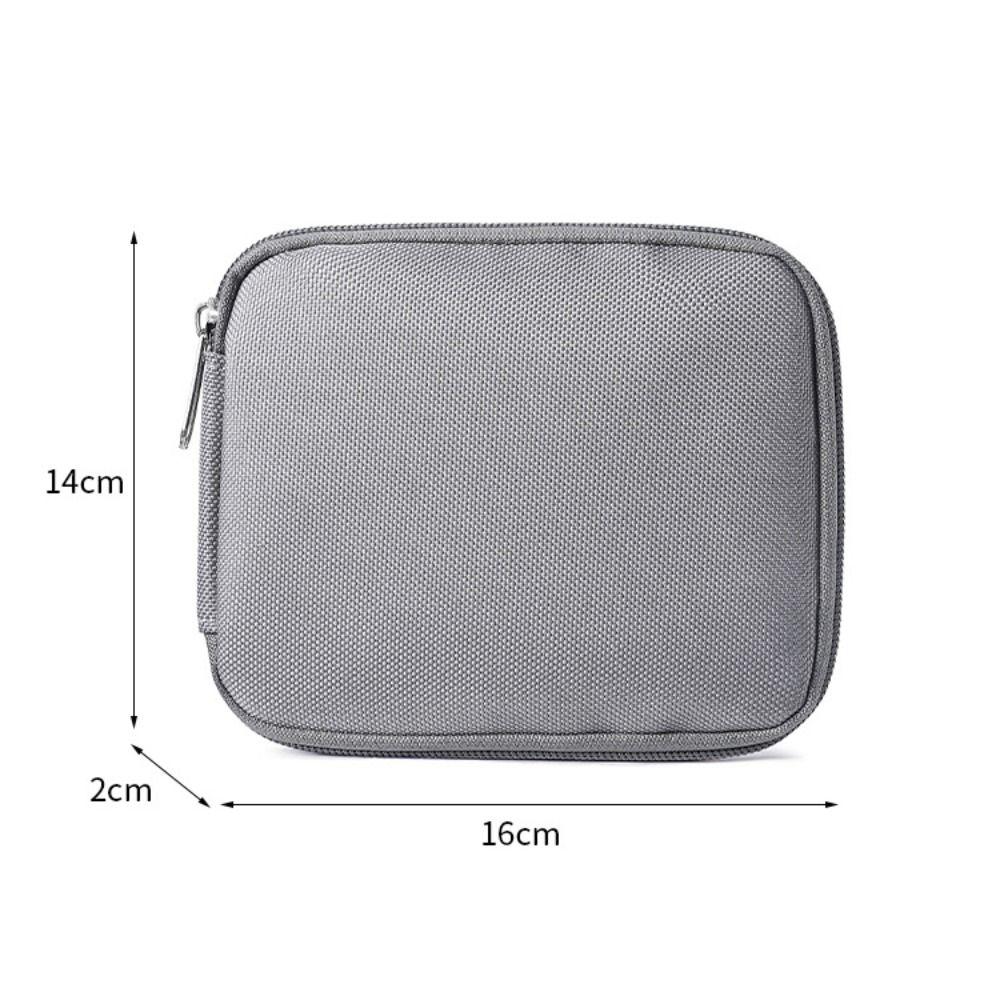 Portable Data Cable Organizer Zipper Mini Storage Pouch New Digital Storage Bag  U Disk