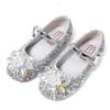 Mädchen Prinzessin Schuhe funkelnde elegante Kinder Strass Ballerinas schöne Kind Mary Janes Fashion Party Hochzeit Lederschuhe