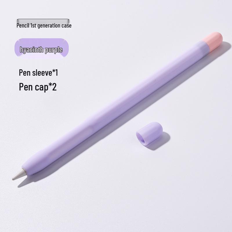 Apple Pencil Silikon-Schutzhülle für 1./2. Generation - Fallfestes Farbblock-Design
