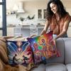 Home Decor Colorful Psychedelic Human Figure Pillow Covers Pattern Cushion Cover Suitable for Sofa Bedroom Car Pillow Cover