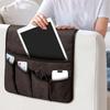 Sofa Armrest Organizer With 5 Pockets And Cup Holder Tray Couch Armchair Hanging Storage Bag For Tv Remote Control Cellphone