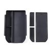 METYOUCAR Toyota Land Cruiser 250 Dedicated Console Box Storage Box Center Console Organizer Storage Box Dashboard Storage Bag with Mat ABS Made Car