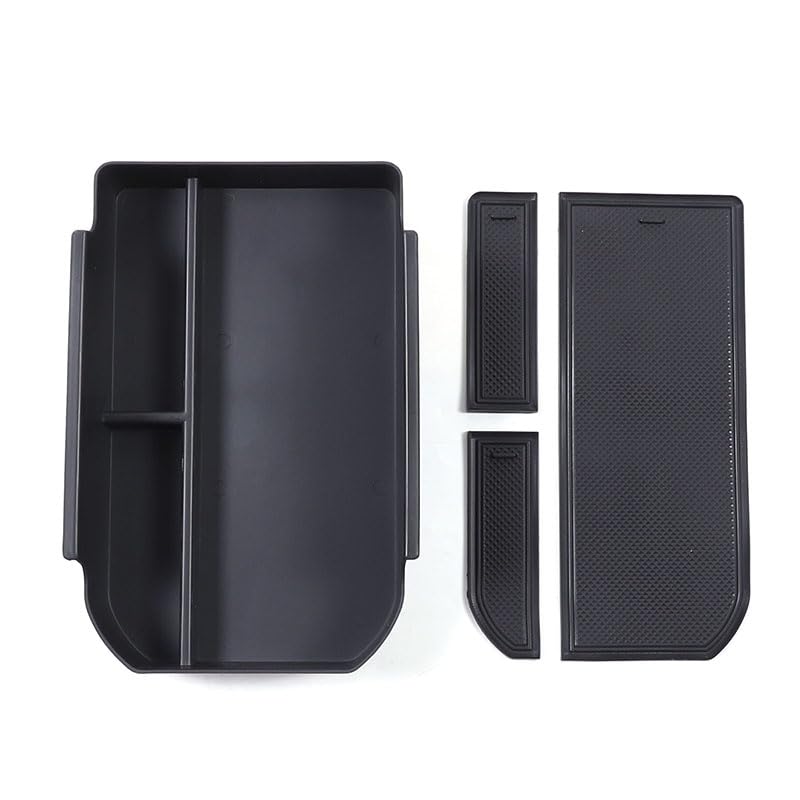 METYOUCAR Toyota Land Cruiser 250 Dedicated Console Box Storage Box Center Console Organizer Storage Box Dashboard Storage Bag with Mat ABS Made Car