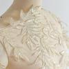 Xianxian Bamboo Leaf Sub-Gold Sequin Embroidered Lace, High-End Wedding Dress Handmade Diy Hanfu Decorative Accessories