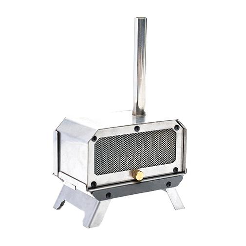 Multi Functional Camping Stove Portable Wood Stove with Chimney Design Outdoor Tabletop Mosquito Incense Burner for Backpacking