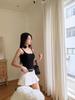 Women's Brushed Square Collar Thin Velvet Fixed Cup Camisole Vest - Autumn/Winter Trendy Layering Top