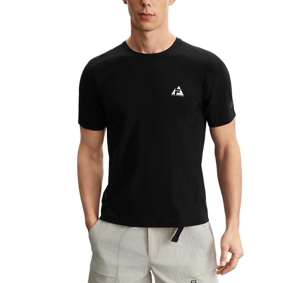 Fila Explore Fashion Casual Versatile Trendy Short Sleeve T-Shirt Men Tops A11M527113FBK