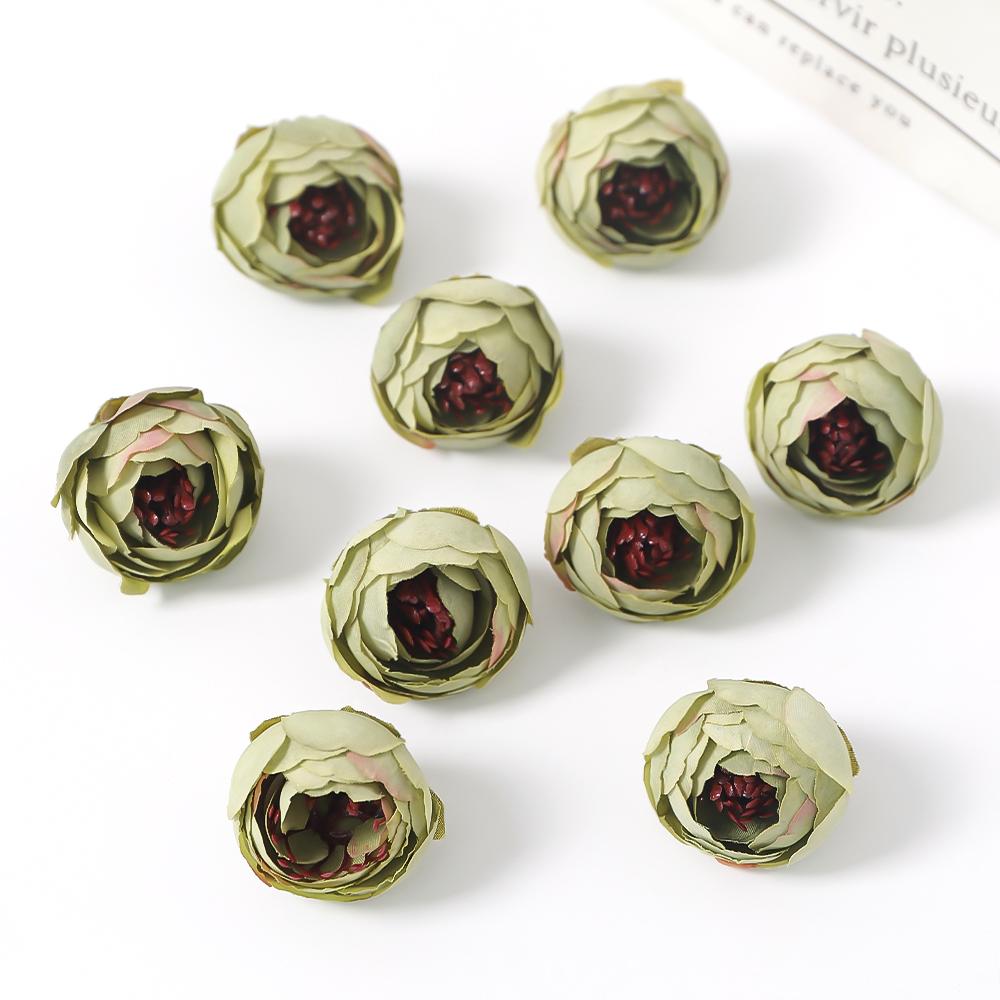 10/20Pcs Rose Silk Flower Heads Home Room Decoration Friends Gathering Birthday Party Accessories For DIY Wedding Table Decor