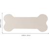 Dog Bone Wood Sign Blank Wooden Plaque Unfinished Wood DIY Crafts Hanging Sign for Puppy Pet House Door Wall Decoration 20Pcs