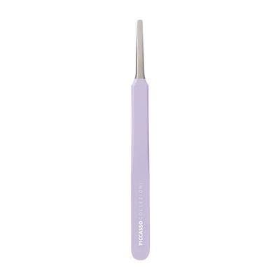 Round Tip Tweezer Purple Gentle On Skin Yet Effectively Removes Precision Tweezers Korean Collegioni Authentic Product [Picasso] Hair, Cosmetics,