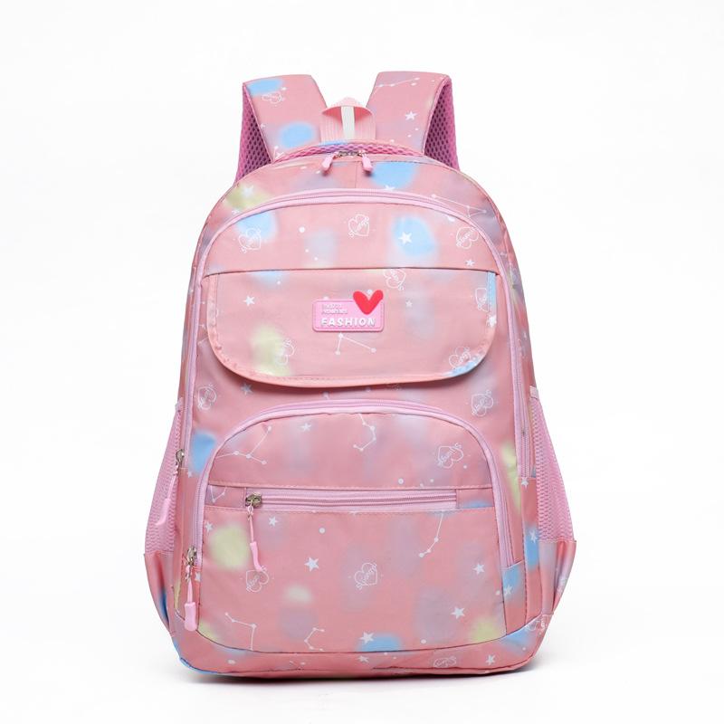 Cartoon Backpack Lightweight Ergonomic Large Capacity School Bag for Elementary Girls Kids Cute Travel Pack