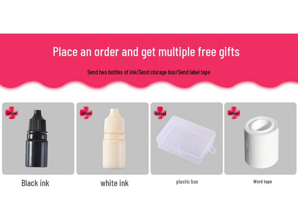 Dual-Layer Children's Two-Color Name Stamp