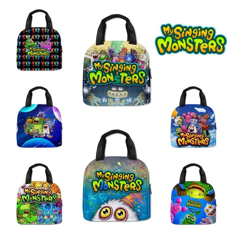 Cute My Singing Monsters Lunch Tote For Elementary School Children