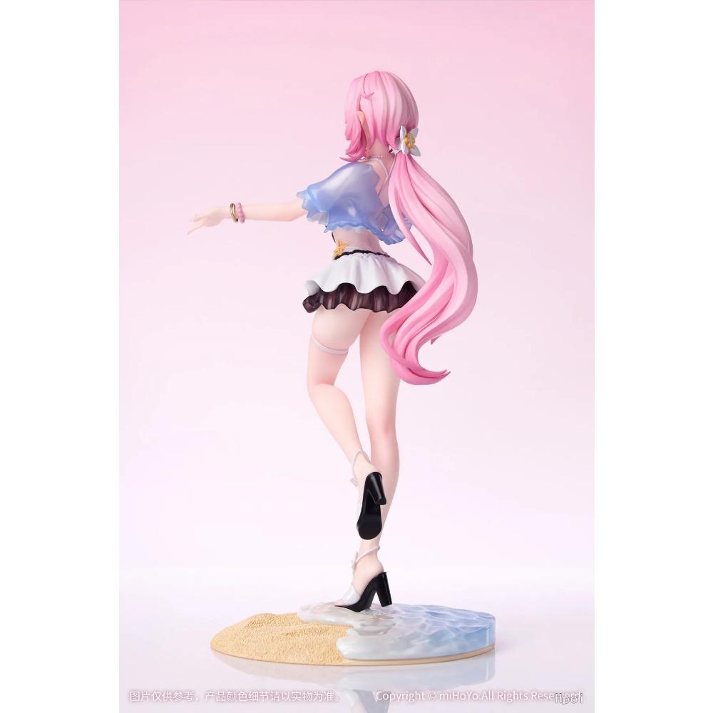 23CM Elysia Figure Anime Honkai Impact 3rd Cute Desktop Swimsuit Beach Model Desktop Toy Gift Collection Ornaments PVC