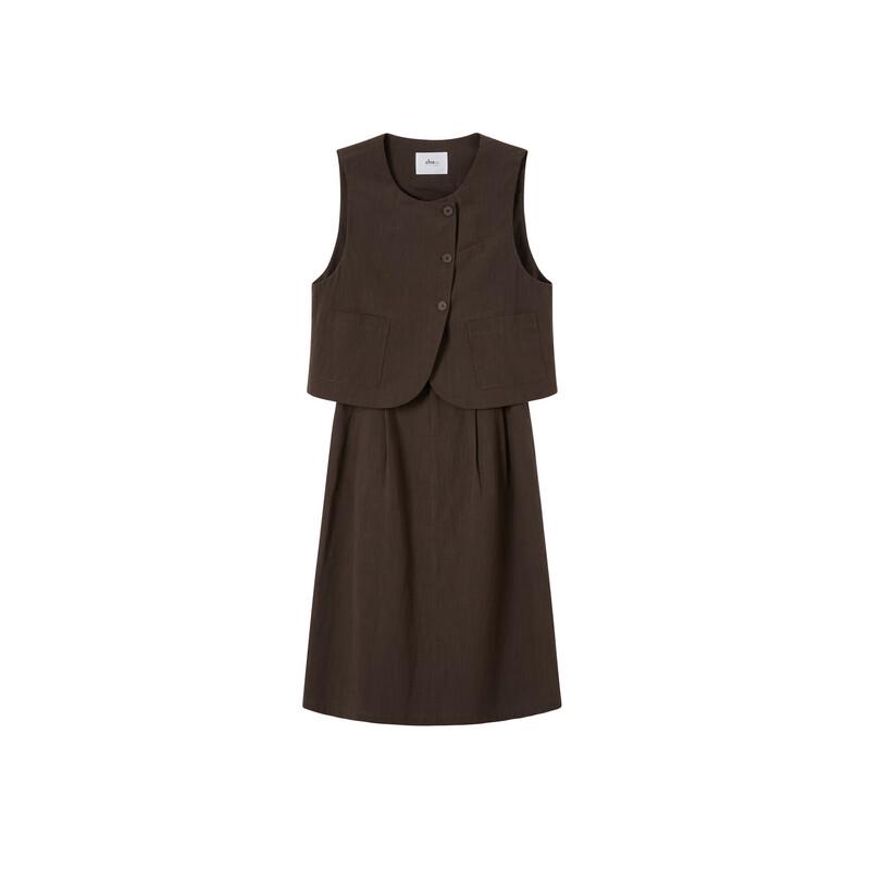 Elva Island Women s Fall Vest & Skirt Set S