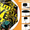 Custom Name Personalized Borussia Dortmund Bvb Print Umbrella, Auto Open Close, 8‑Rib Sturdy Frame, Commute Camping Hiking Use, Birthday Gift