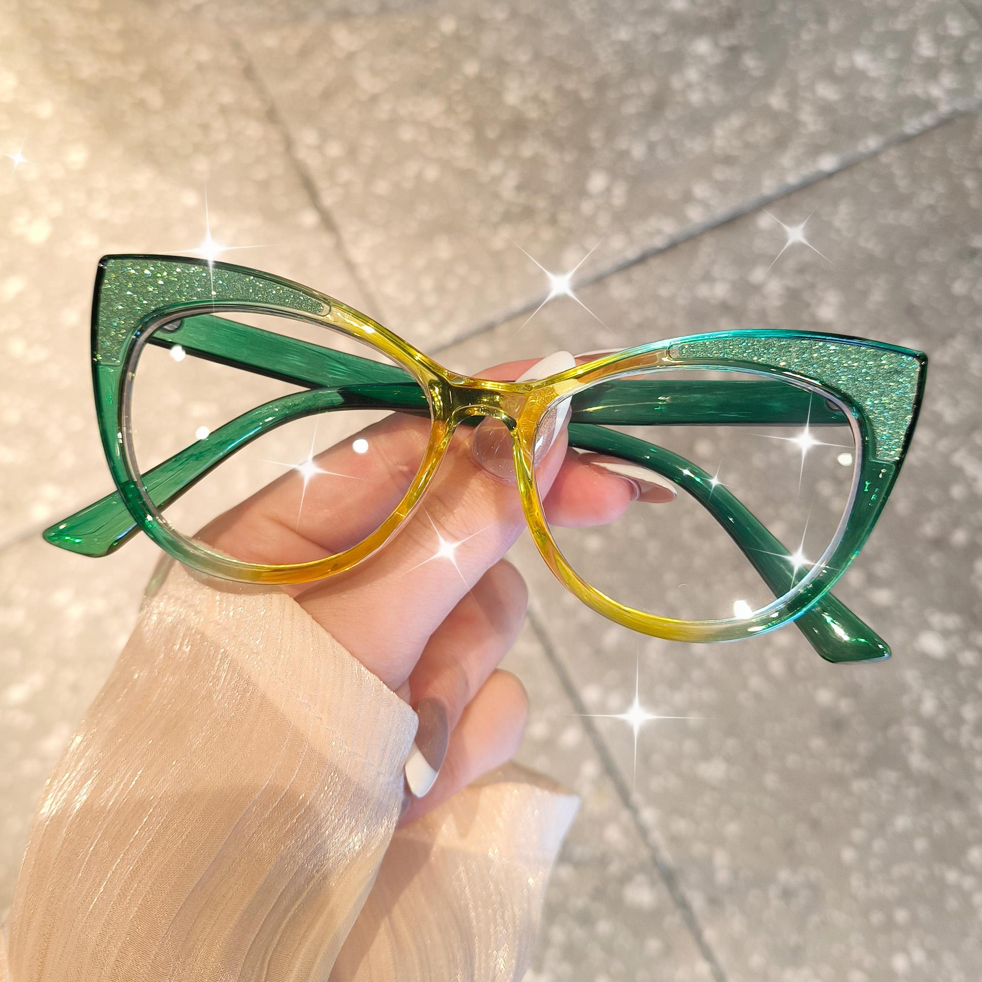 

Trendy Cat Eye Eyeglasses Frame Suitable for Office Web Mobile Phone TV Use Perfect Gifts for Everyday Stylish Accessories