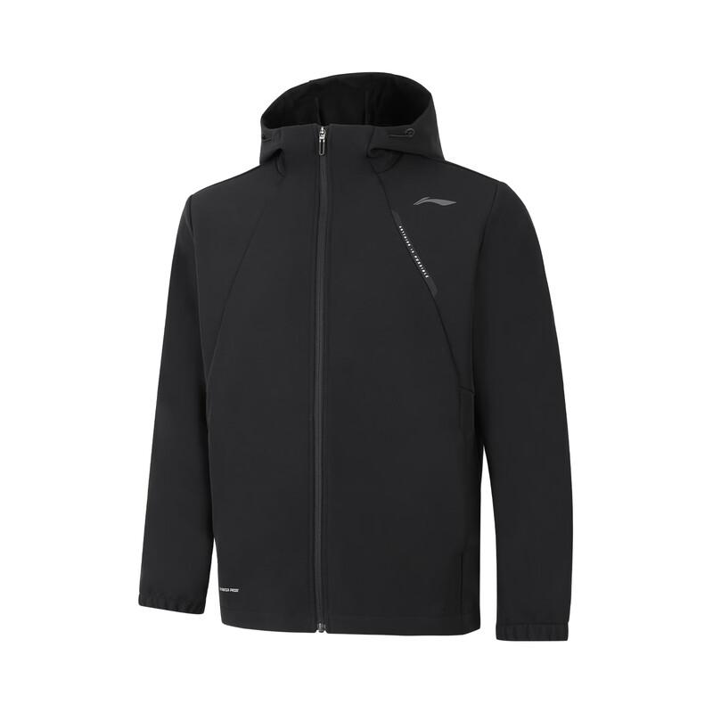 LI-NING Men s Black Loose Fit Waterproof Sports Windbreaker AFDVB33-1 Multiple Sizes