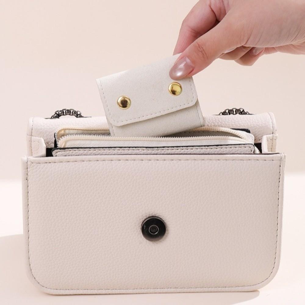 Microfiber Velvet Mini Jewelry Display Bag Foldable Earrings Organizer Girls