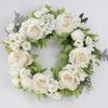 Beautiful Artificial Flower Wreath - Perfect for Garden, Farmhouse Door, Photo Props & Outdoor Decor Valentine's Day decorations